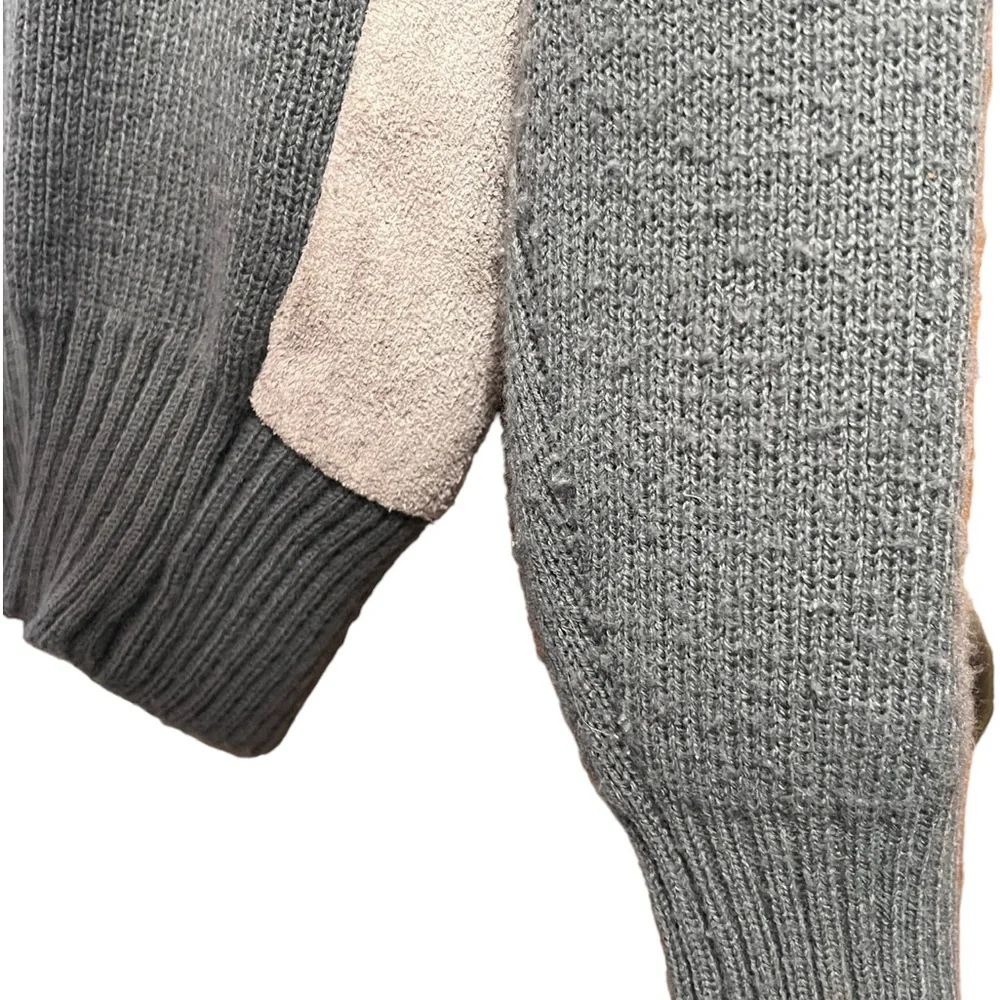 Vintage Oakton Ltd Leather & Sweater Jacket - Picture 6 of 7